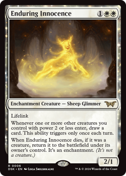 x1 Enduring Innocence DSK Duskmourn MTG 6 RARE M/NM 1x - Image 1