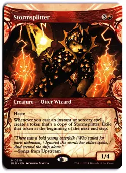 Stormsplitter (Showcase) NM BLB Bloomburrow MTG - Image 1
