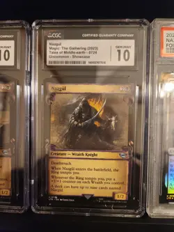 Nazgul 0724 CGC 10 Lord of the Rings Tales of Middle-Earth Showcase Scroll - Image 1