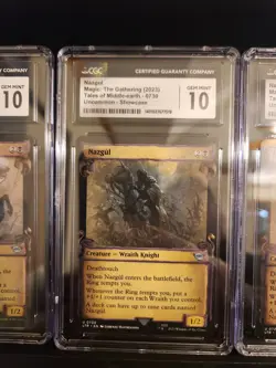 Nazgul 0730 CGC 10 Lord of the Rings Tales of Middle-Earth Showcase Scroll - Image 1