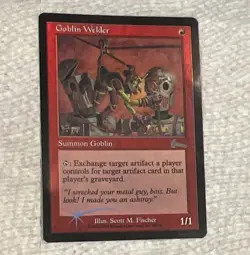Wizards of the Coast MTG Goblin Welder Urza's Legacy Foil Rare - Image 1