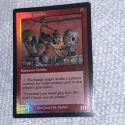 Wizards of the Coast MTG Goblin Welder Urza's Legacy Foil Rare - Image 2