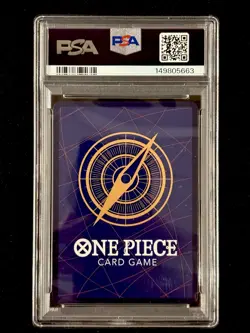 One Piece Dracule Mihawk OP14-119 PSA 10 EN Secret Rare Foil - Image 2