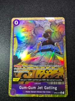 Gum-Gum Jet Gatling (Alternate Art) OP03-072 PRB02 The Best Vol. 2 One Piece - Image 1