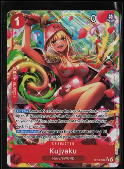 A Fist of Divine Speed #OP11-004 Kujyaku (Alternate Art) - Image 1