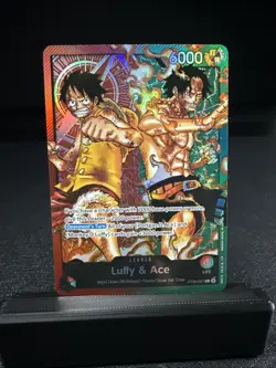 One Piece Card Game Luffy & Ace Leader ST30-001 - English - Image 1