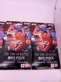 One Piece CCG OP-16 The Time Of Battle Sleeved Booster Packs English - Lot of 4 - Image 3