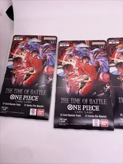 One Piece CCG OP-16 The Time Of Battle Sleeved Booster Packs English - Lot of 4 - Image 4
