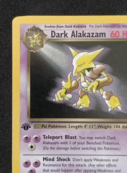 Pokemon TCG Dark Alakazam 18/82 - 1st Edition Team Rocket Non-Holo Rare Card NM - Image 2