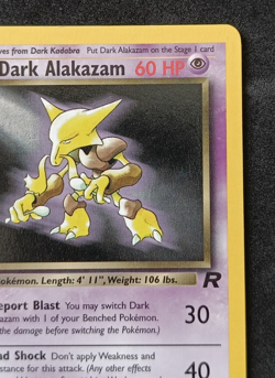 Pokemon TCG Dark Alakazam 18/82 - 1st Edition Team Rocket Non-Holo Rare Card NM - Image 3