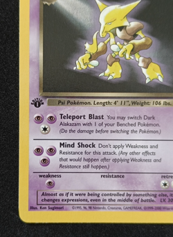Pokemon TCG Dark Alakazam 18/82 - 1st Edition Team Rocket Non-Holo Rare Card NM - Image 5