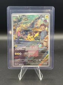 Pokemon Pikachu 173/165 Scarlet & Violet 151 Illustration Rare Full Art - Image 1