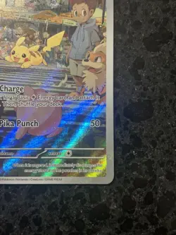 Pokemon Pikachu 173/165 Illustration Rare Full Art Holo Scarlet & Violet 151 - Image 4