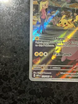 Pokemon Pikachu 173/165 Illustration Rare Full Art Holo Scarlet & Violet 151 - Image 5