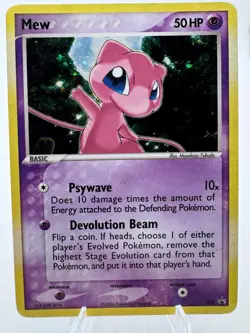 Pokemon Mew 040 Black Star Promo 2006 Holo CLEAN LP - Image 1