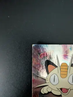 Meowth #52 - BLUE Logo - Holo - TOPPS Pokemon Card LP - Image 2