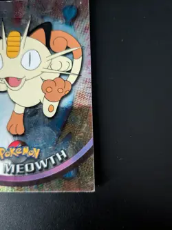 Meowth #52 - BLUE Logo - Holo - TOPPS Pokemon Card LP - Image 4