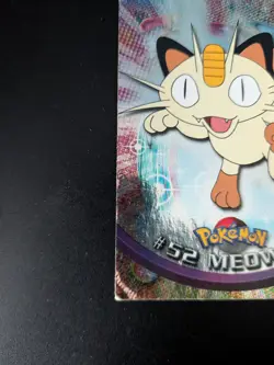 Meowth #52 - BLUE Logo - Holo - TOPPS Pokemon Card LP - Image 5