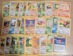 Complete Jungle Set - All Uncommon And Common Cards - NM/LP - Vintage Pokemon - Image 1