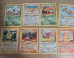 Complete Jungle Set - All Uncommon And Common Cards - NM/LP - Vintage Pokemon - Image 3