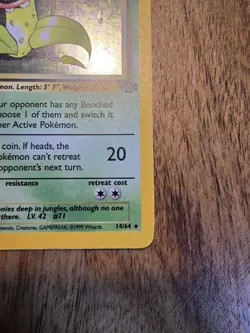 Victreebel 14/64 Holo Rare Jungle Pokemon 1st Edition Holo NM / LP - Image 4
