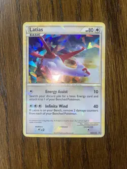 2010 Pokemon Latias HGSS10 Cracked Ice Holo Promo LP - Holo Bleed Rare - Image 2