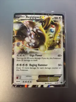 Pokemon TCG Regigigas EX 82/99 Next Destinies Holo LP - Image 1