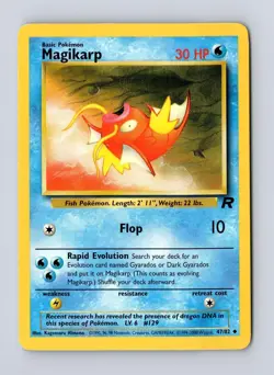 Magikarp 47/82 - UC Team Rocket Unlimited - LP - Pokemon - Image 1