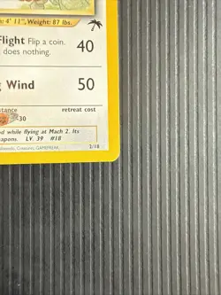 Pidgeot 2/18 - Southern Islands - Vintage Rare - Pokemon Card - NM/LP - Image 4