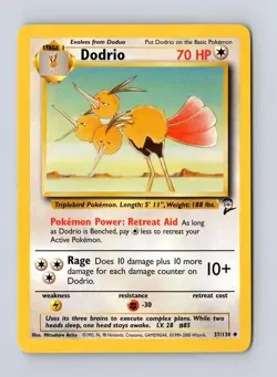 Dodrio 37/130 - UC Base Set 2 - LP - Pokemon - Image 1
