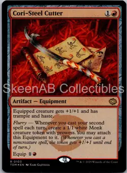 MTG SkeenAB Cori-Steel Cutter FOIL Tarkir: Dragonstorm NM - Image 1