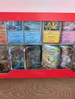 Pokemon TCG Prismatic Evolutions Costco 8 Mini-Tin Bundle Promo Cards NEW SEALED - Image 3