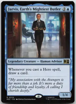 Jarvis, Earth's Mightiest Butler Commander: Marvel Super Heroes 34 NM R - Image 1