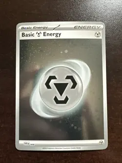 Steel Energy SVE008 Cosmos Holo NM Pokemon TCG Scarlet & Violet 151 No Swirls - Image 1