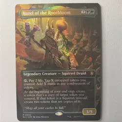 Hazel of the Rootbloom (Borderless) #2 (Foil) (NM) Bloomburrow BLC Magic MTG - Image 2