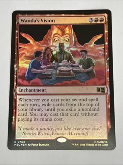 Wanda's Vision 708 Commander: Marvel Super Heroes Foil NM - Image 1