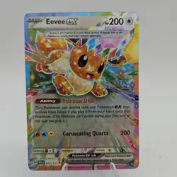 Pokemon Prismatic Evolutions Surprise Box Promo EEVEE EX #075/131 - Image 1