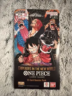 💥One Piece OP-09 Emperors in the New World One Piece Sleeved Booster Pack💥 - Image 1