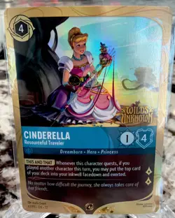 Cinderella Resourceful Traveler - 47/P3 Promo - Disney Lorcana Wilds Unknown - Image 1
