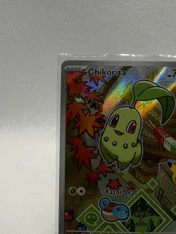 Chikorita#46 - ME: Mega Evolution Promo (MEP) Black Star Promo Holo Pokemon Card - Image 5
