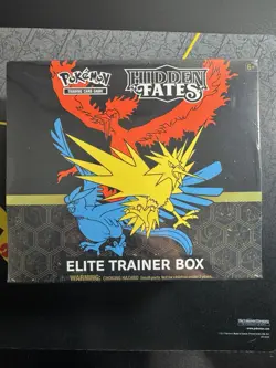 2019 POKEMON TCG SUN & MOON HIDDEN FATES ELITE TRAINER BOX ETB FACTORY SEALED - Image 1