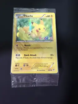 Pokemon Pikachu Holo Rare Toys R US Promo Card 026/083 New Sealed - Image 1
