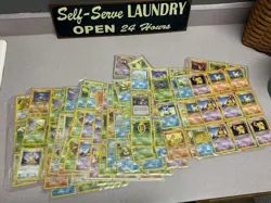 200pc Vintage Pokemon Card Collection 1999 WOTC 1st Ed Base Set See Pics - Image 1