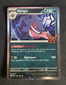 Pokemon TCG Gengar 057/091 Trick or Trade 2024 Cosmos Holo - Image 1
