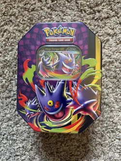 Pokemon TCG Mega Moonlit tin Mega Gengar EX Promo (FACTORY SEALED) - Image 1