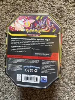 Pokemon TCG Mega Moonlit tin Mega Gengar EX Promo (FACTORY SEALED) - Image 2