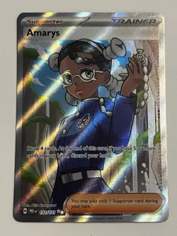 Amarys - 132/131 - Prismatic Evolutions - Full Art Trainer NM - Pokemon - Image 1