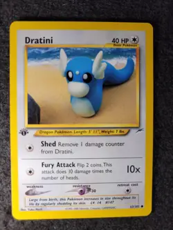Pokemon - Neo Destiny - Dratini 63/105 1st Ed. - Image 1