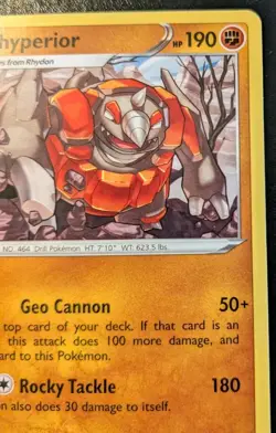 Rhyperior 091/196 Rare Sword & Shield: Lost Origin Pokemon TCG - Image 3