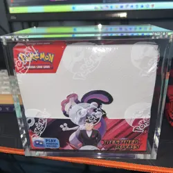 Pokemon TCG S&V DESTINED RIVALS Booster Box sealed w/ Acrylic case - Image 1